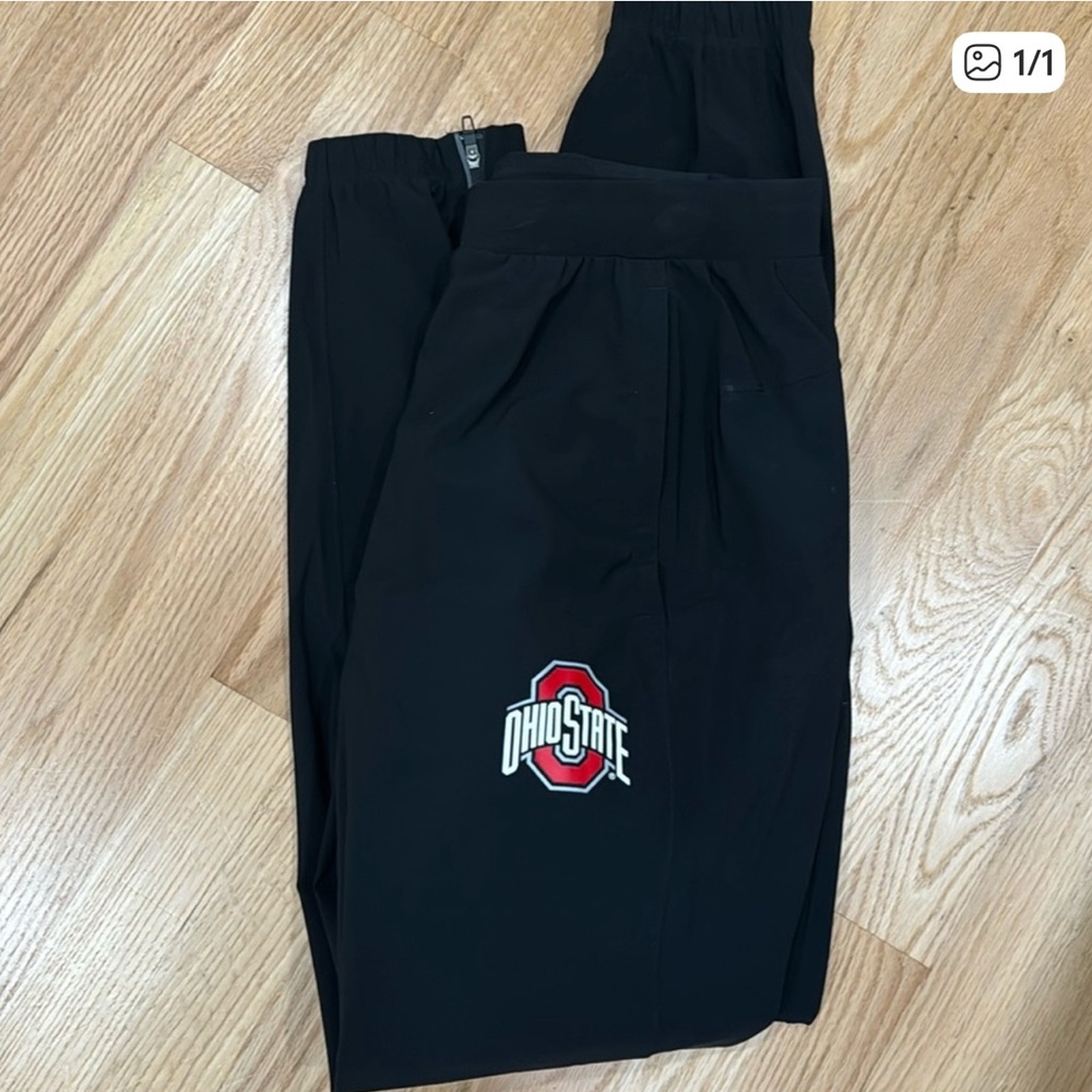 Lululemon Athletica Black Joggers with Ohio State Logo